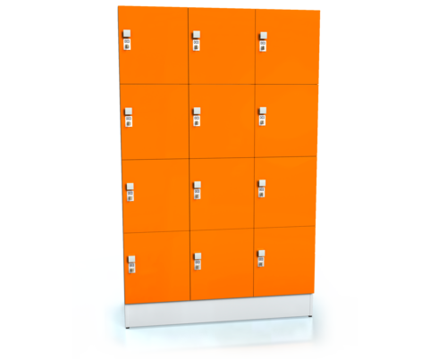 Premium lockers with twelve lockable boxes ALFORT AD 1920 x 1200 x 520